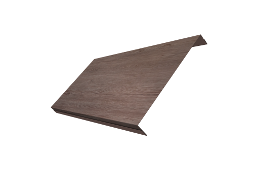 Ламель обратная 200 забора жалюзи Texas 0,45 Print Elite с пленкой White Wood TwinColor