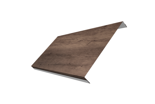 Ламель обратная 200 забора жалюзи Texas 0,45 Print Premium с пленкой Almond Wood Fresh