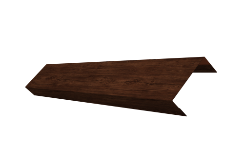Ламель обратная 50 забора жалюзи Texas 0,45 Print Elite с пленкой Cherry Wood TwinColor