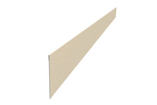 Ламель забора жалюзи Palermo стартовая/финишная для калиток и ворот 0,45 Print Elite Milky Wood TwinColor