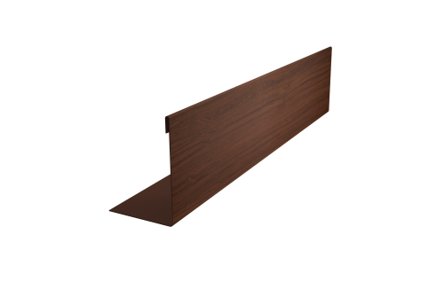 Нащельник 150 Texas 25х35 0,45 Print Elite Choco Wood TwinColor (L2,0)