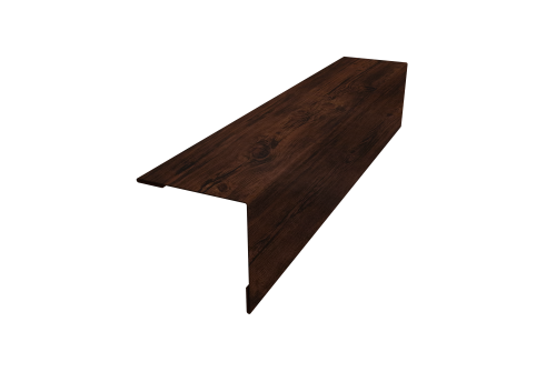 Планка завершающая 50х50 жалюзи Milan 0,45 Print Elite Cherry Wood TwinColor (2,5м)