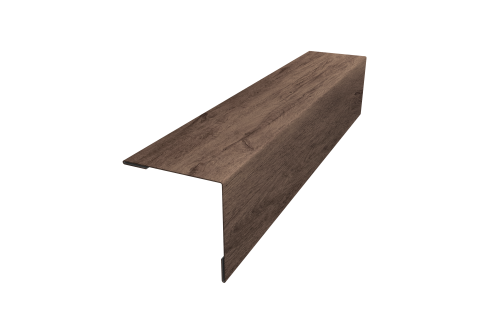 Планка завершающая 50х50 жалюзи Milan 0,45 Print Premium Almond Wood Fresh (3м)