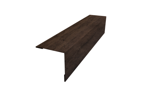 Планка завершающая 50х50 жалюзи Milan 0,45 Print Premium Antique Wood TwinColor (2м)