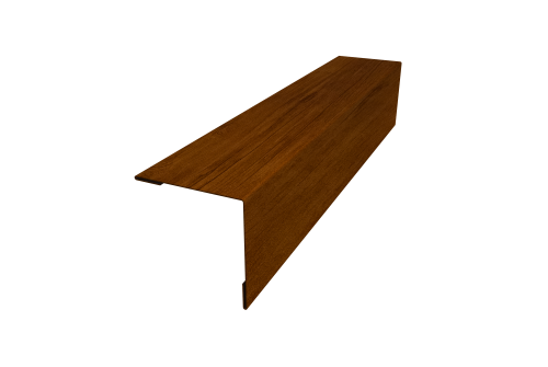 Планка завершающая 50х50 жалюзи Milan 0,45 Print Premium Golden Wood Intense FTC (3м)