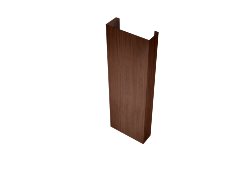 Полустолб для С20 0,45 Print Elite с пленкой Choco Wood TwinColor (L2,5)