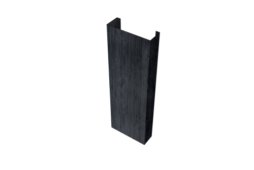 Полустолб для С20 0,45 Print Premium с пленкой Grey Wood TwinColor (L1,8)