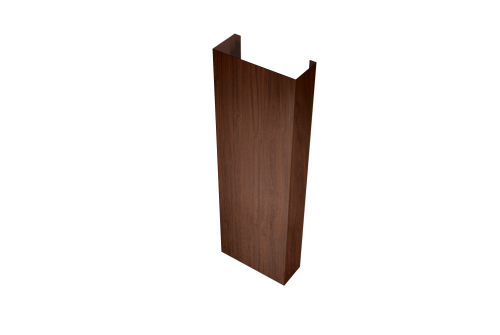 Полустолб для С21 0,45 Print Elite с пленкой Choco Wood TwinColor (L1,8)