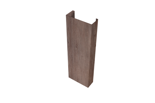 Полустолб для С21 0,45 Print Elite с пленкой White Wood TwinColor (L3,0)