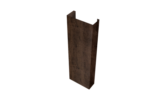 Полустолб для С21 0,45 Print Premium с пленкой Antique Wood TwinColor (L2,5)