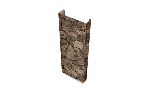 Полустолб для С8,С10 0,45 Print Elite с пленкой King Stone TwinColor (L1,8)