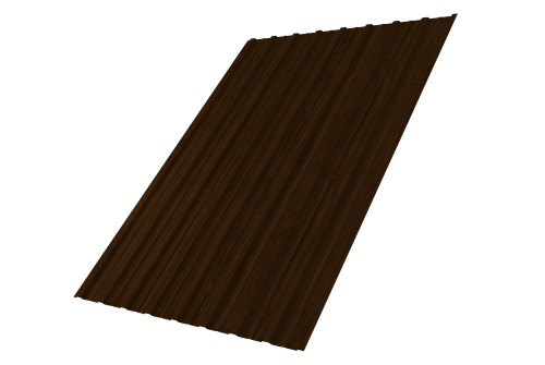 Профнастил С10A 0,45 Print Elite Choco Wood TwinColor