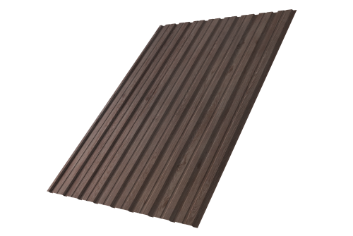 Профнастил С10B 0,45 Print Elite White Wood TwinColor