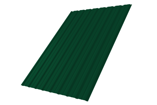 Профнастил С10B 0,5 Satin RAL 6005 зеленый мох