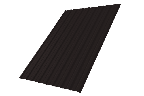 Профнастил С10B 0,5 Velur X RAL 9005 черный