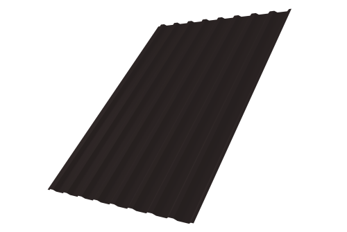 Профнастил С20B 0,45 Drap TR RAL 9005 черный
