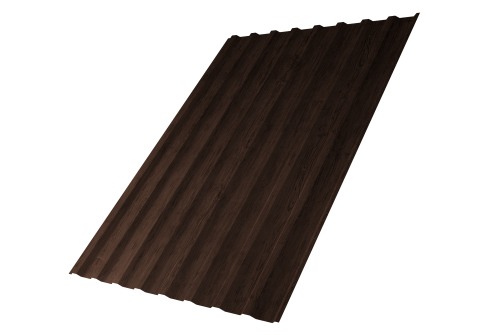 Профнастил С20B 0,45 Print Premium Antique Wood TwinColor