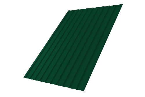Профнастил С8A v01 0,45 Drap с пленкой RAL 6005 зеленый мох