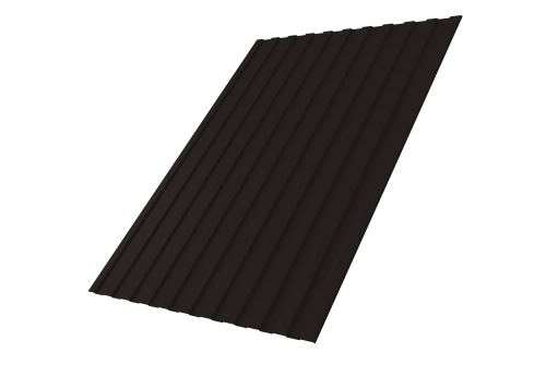 Профнастил С8A v01 0,45 PE RAL 9005 черный