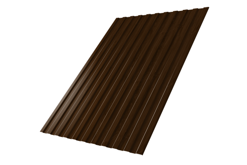 Профнастил С8A v01 0,45 Print Elite Choco Wood TwinColor
