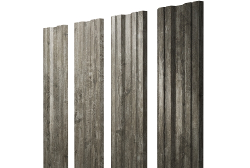 Штакетник Twin с прямым резом 0,45 Print Elite Nordic Wood Twin с прямым резомColor