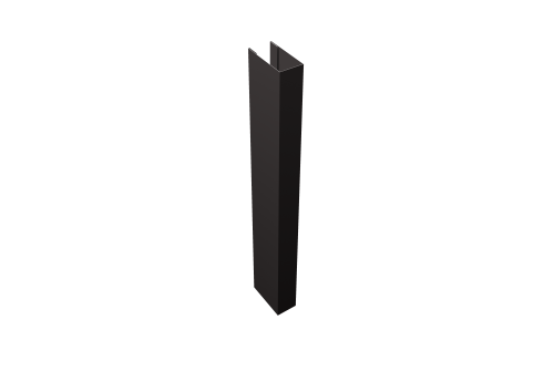 Стойка Texas 0,45 Drap-double TX RR 32 темно-коричневый (для калиток и ворот) (3м)