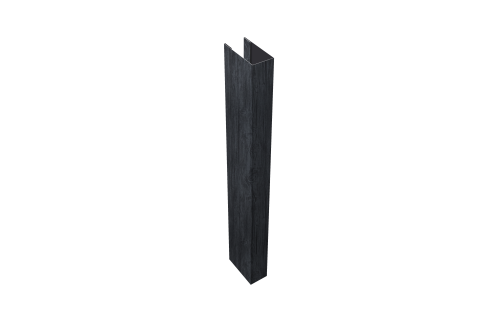 Стойка Texas для калиток и ворот 0,45 Print Premium Grey Wood TwinColor (2м)