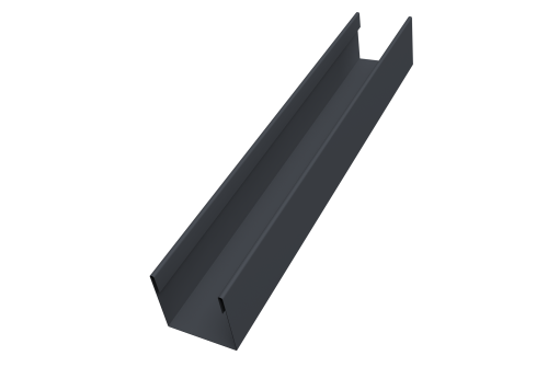 Стойка жалюзи Milan Slim 0,45 Drap-double TX RAL 7024 мокрый асфальт (1,8м)