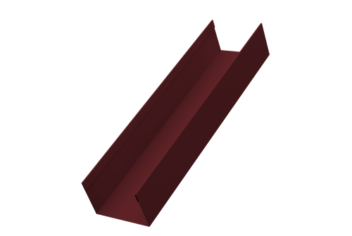 Стойка жалюзи Milan,Tokyo 0,45 PE-Double RAL 3005 красное вино (1,8м)