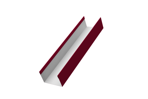 Стойка жалюзи Milan,Tokyo 0,45 PE RAL 3003 рубиново-красный (1,8м)