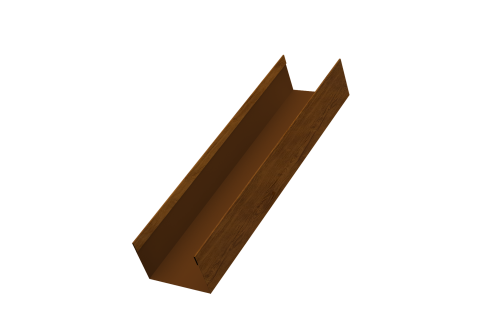 Стойка жалюзи Milan,Tokyo 0,45 Print Elite Golden Wood TwinColor (1,8м)