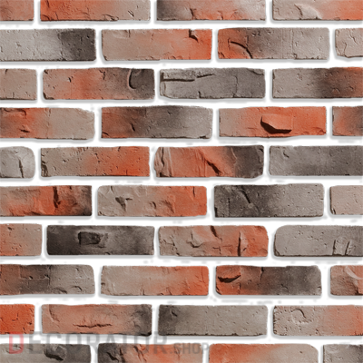 Декоративный камень KAMROCK Клинкерный кирпич 34210